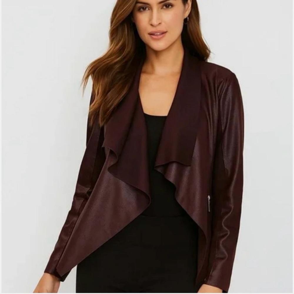 Elegant Burgundy Women's Jacket
